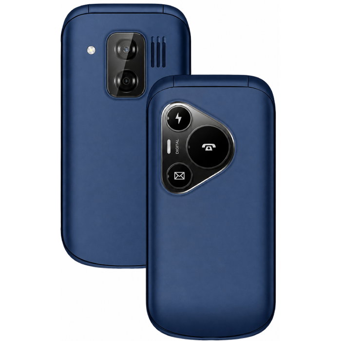 Sunstech CELT24 Teléfono Móvil con 4G LTE y Botón SOS, Azul